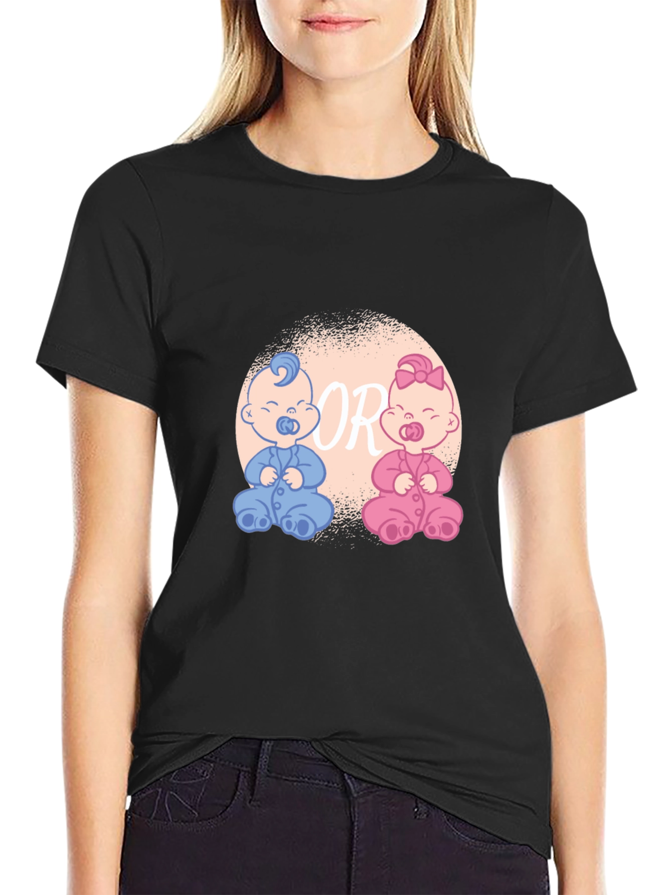 Gender Reveal Baby T-Shirt - Boy or Girl Tee
