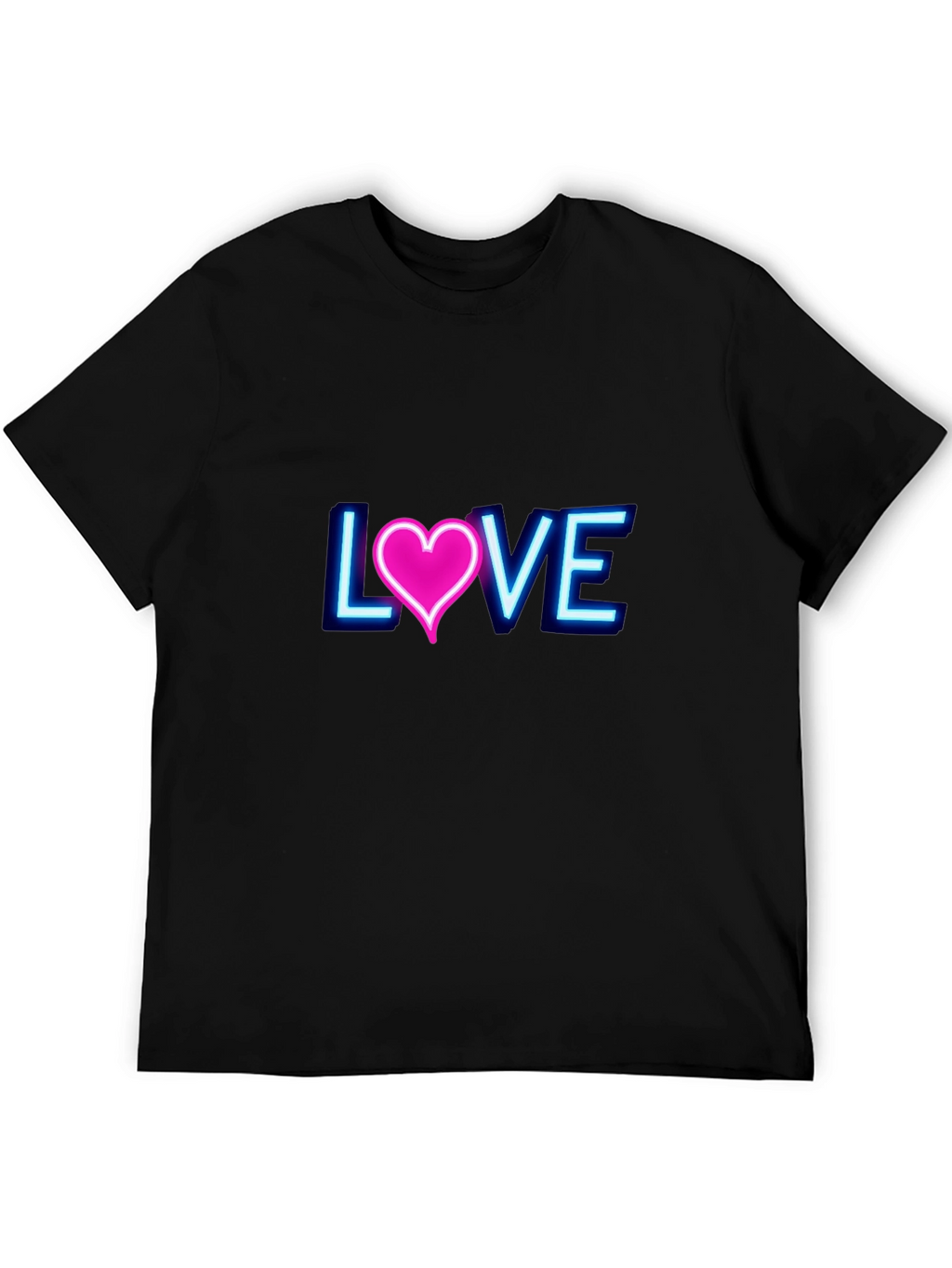 Neon Love Graphic T-Shirt - Trendy Casual Wear