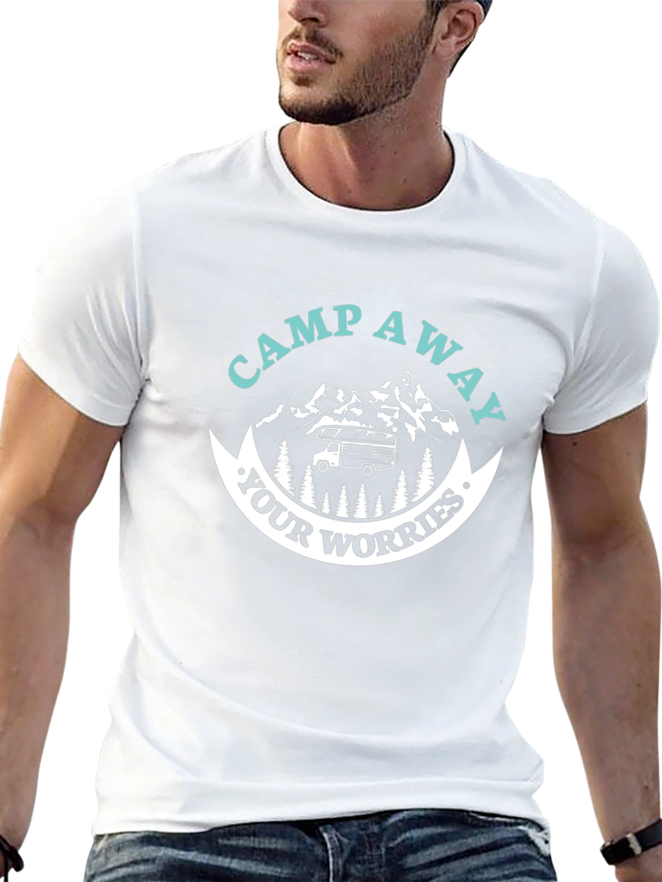 Camp Away Your Worries Graphic Tee