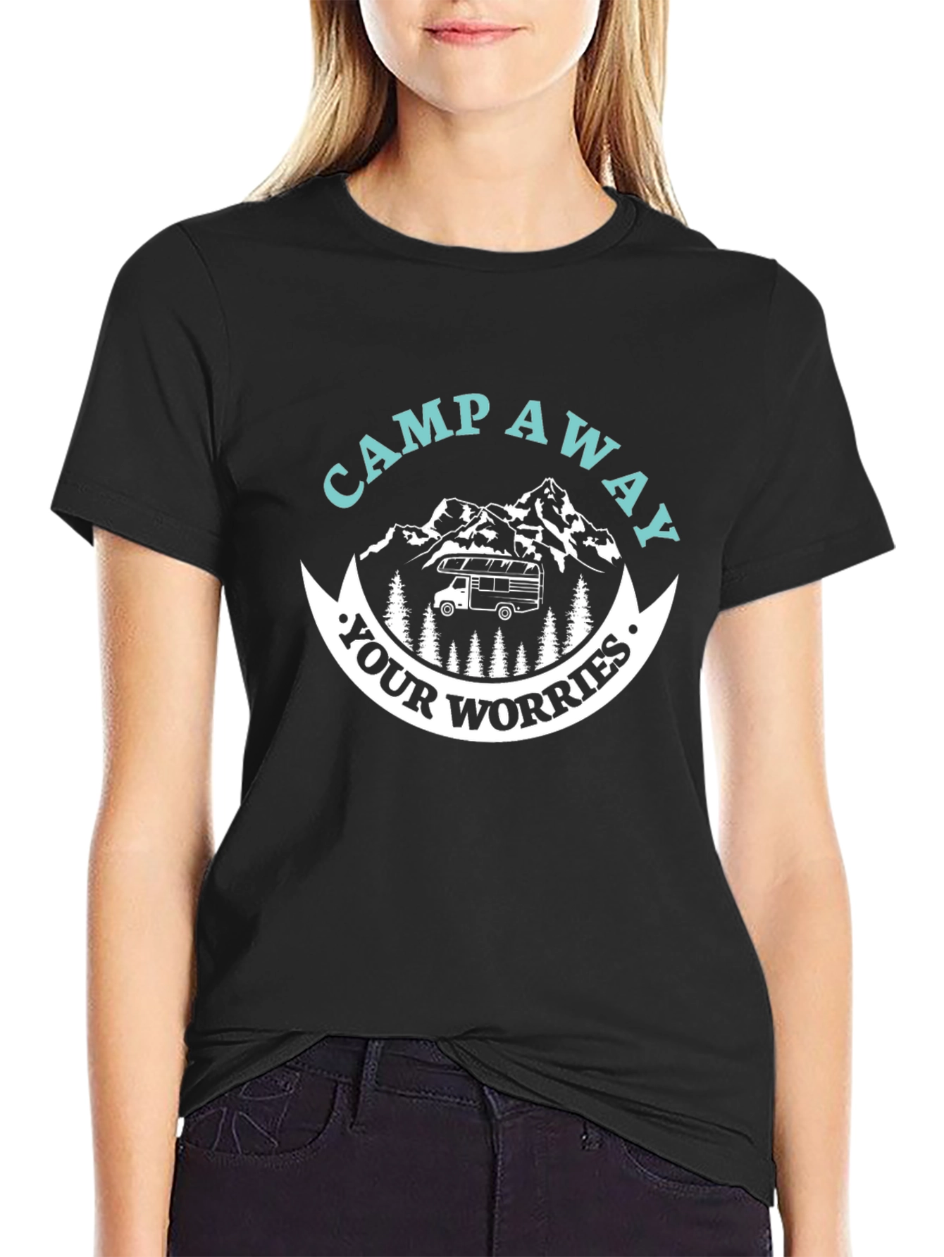 Camp Away Your Worries Graphic Tee