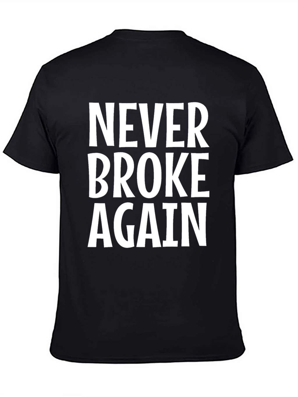 Never Broke Again Graphic Tee - Black