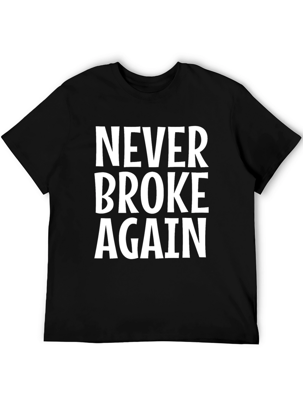 Never Broke Again Graphic Tee - Black