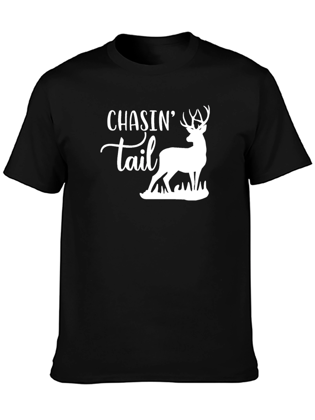 Chasin Tail Deer Graphic Tee - Black