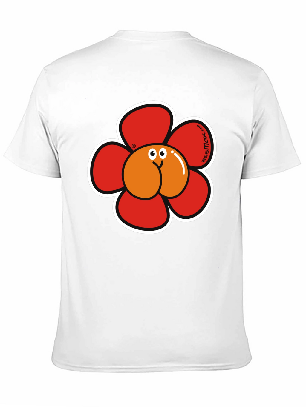 Funny Flower Butt Graphic T-Shirt