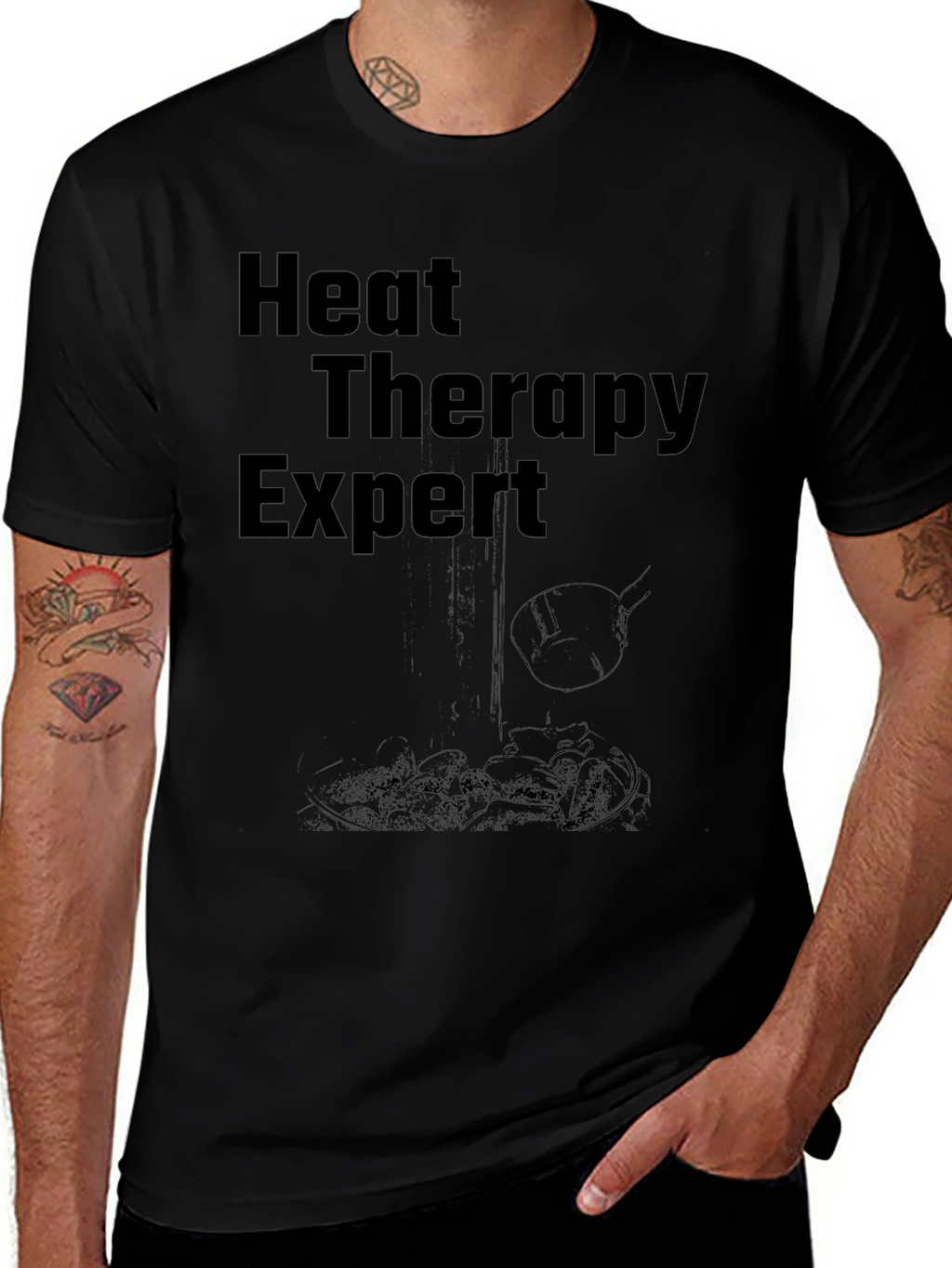 Heat Therapy Expert Graphic T-Shirt
