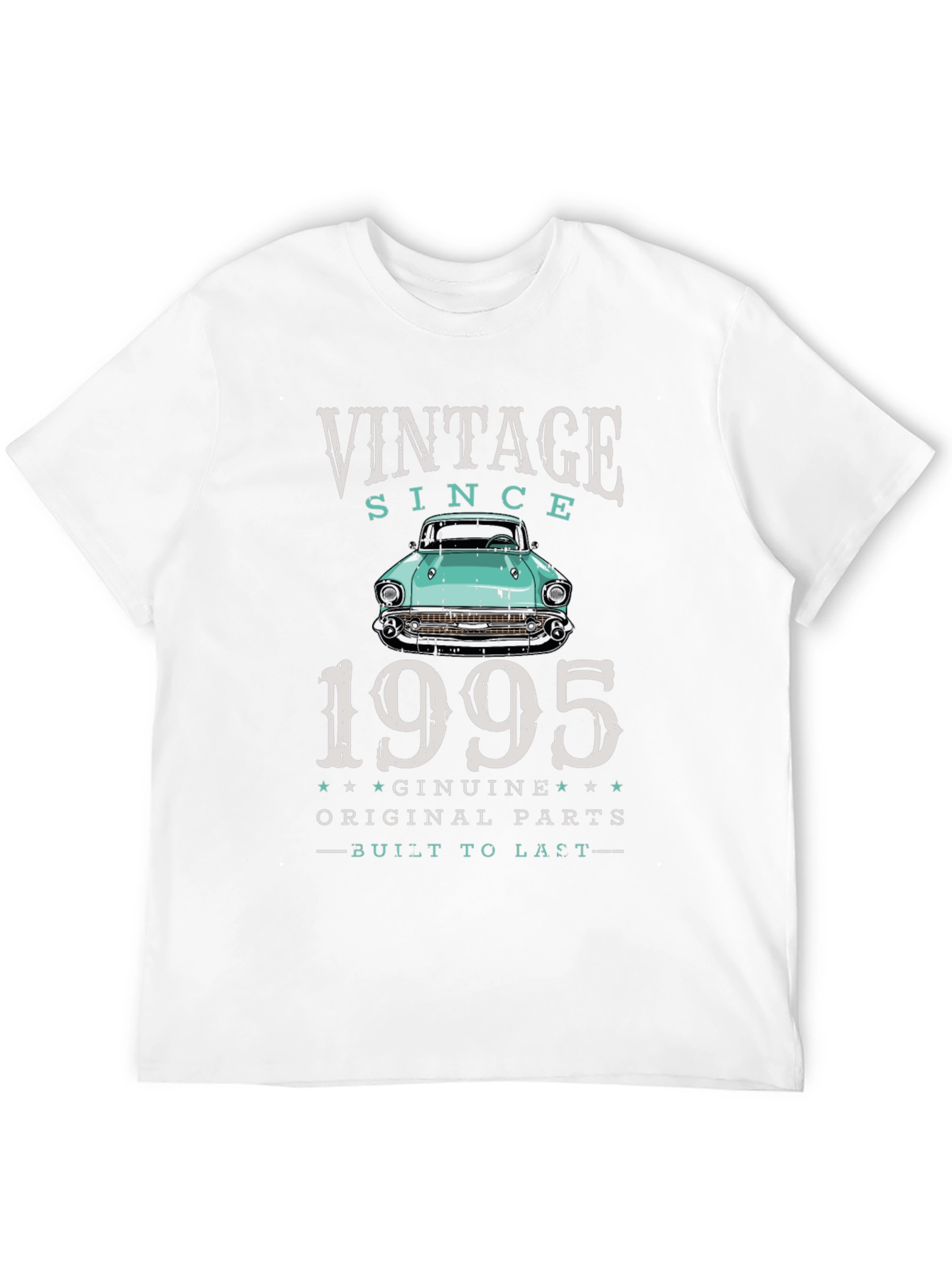 Vintage Since 1995 Classic Car Graphic T-Shirt