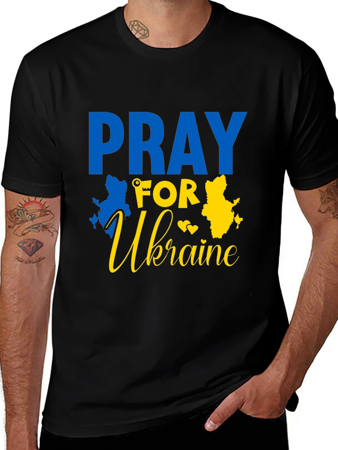 Pray For Ukraine T-Shirt - Show Your Support