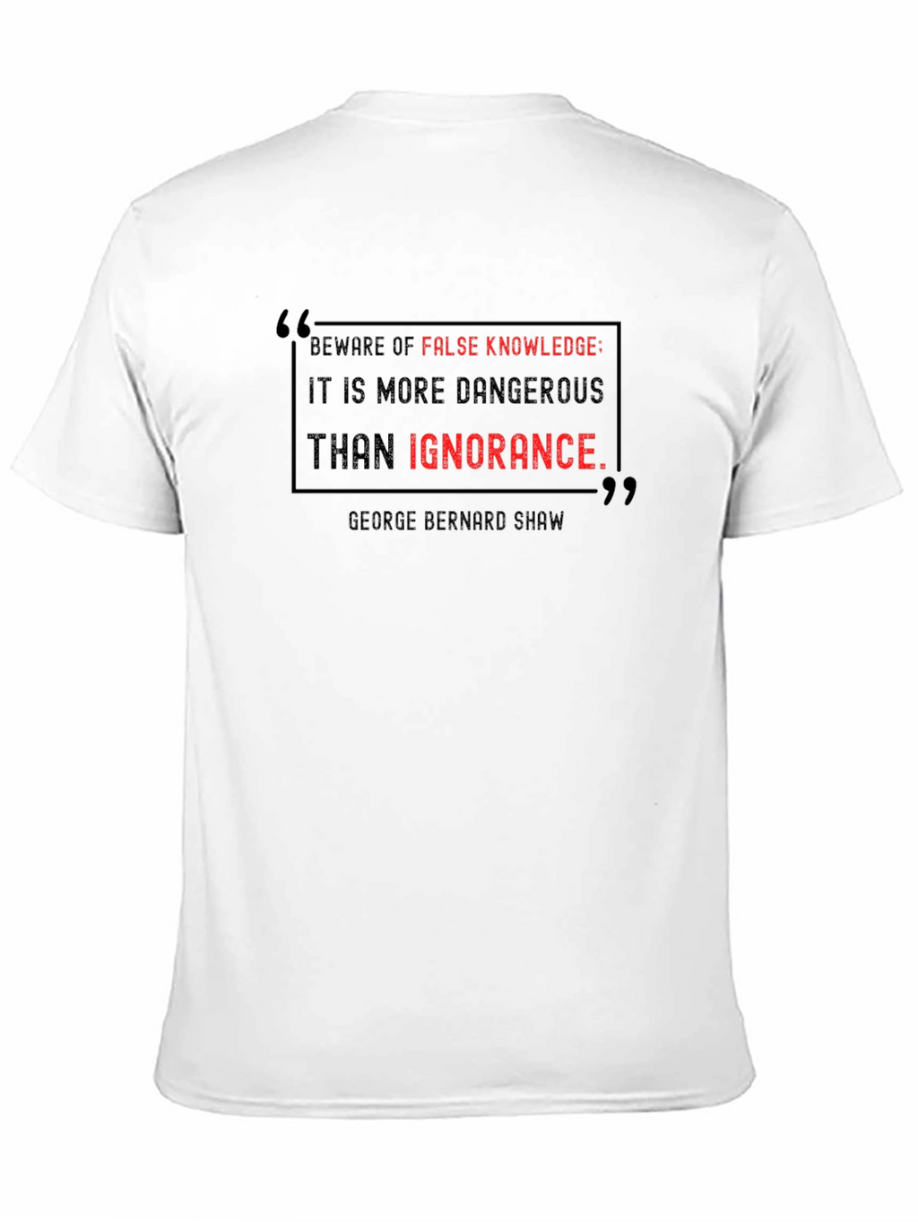 Beware of False Knowledge T-Shirt