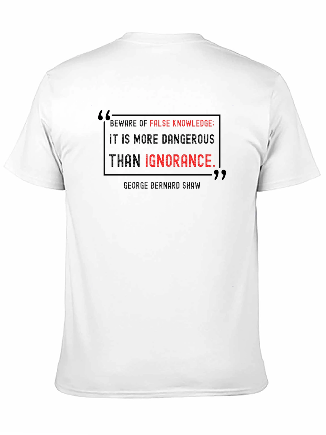 Beware of False Knowledge T-Shirt