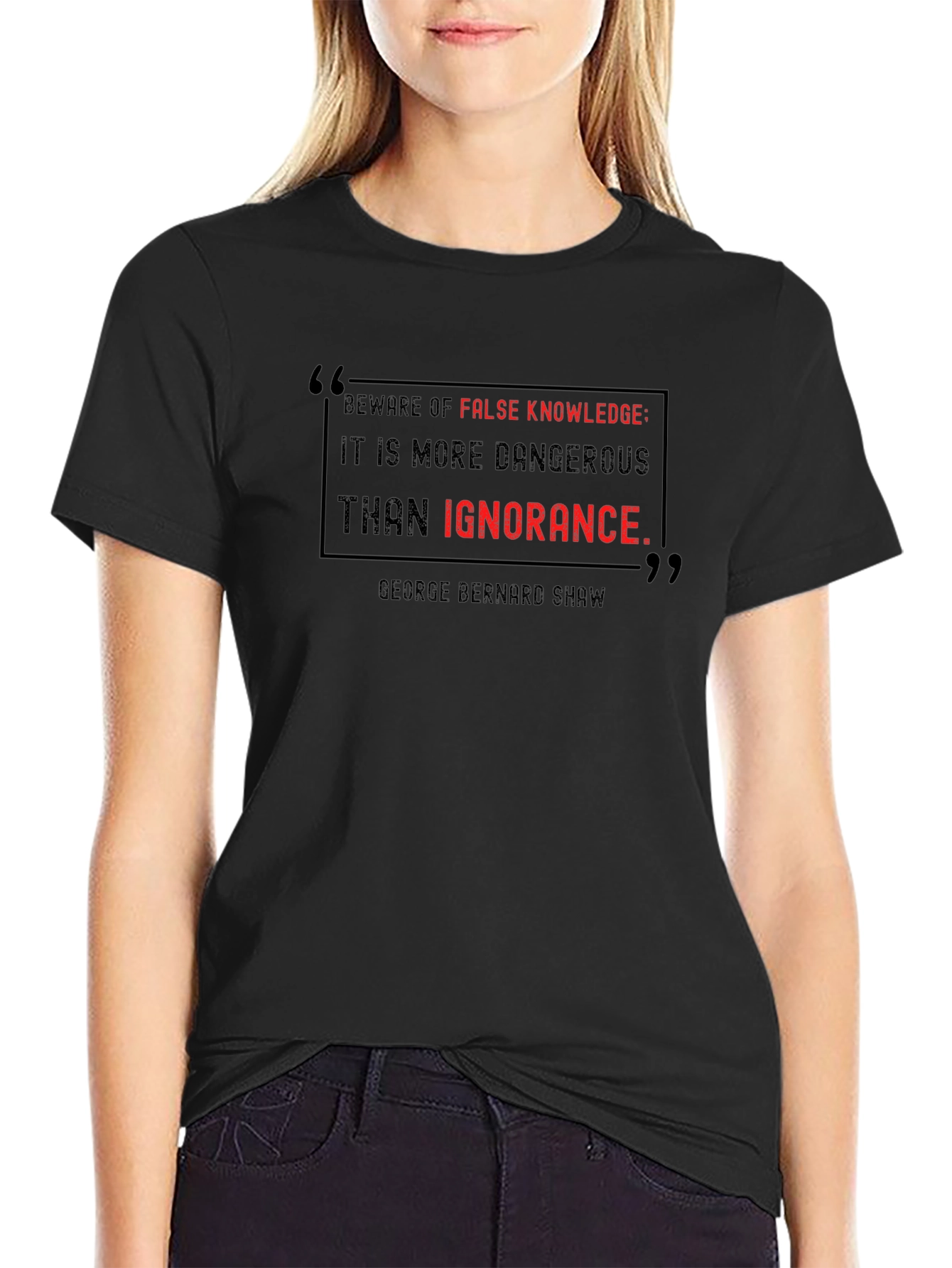 Beware of False Knowledge T-Shirt