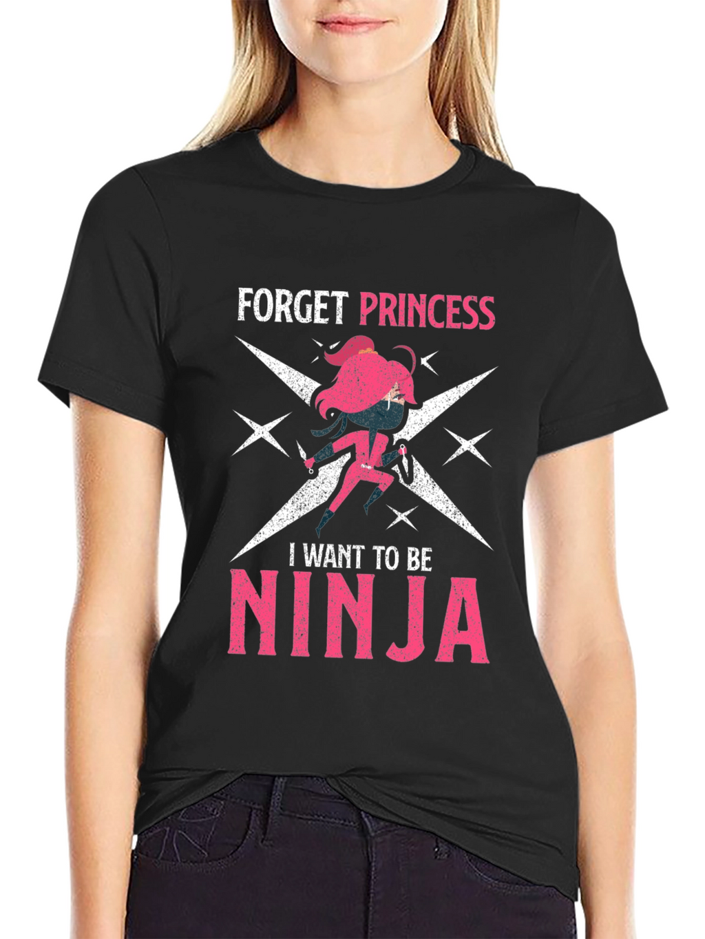 Forget Princess Be Ninja Graphic Tee