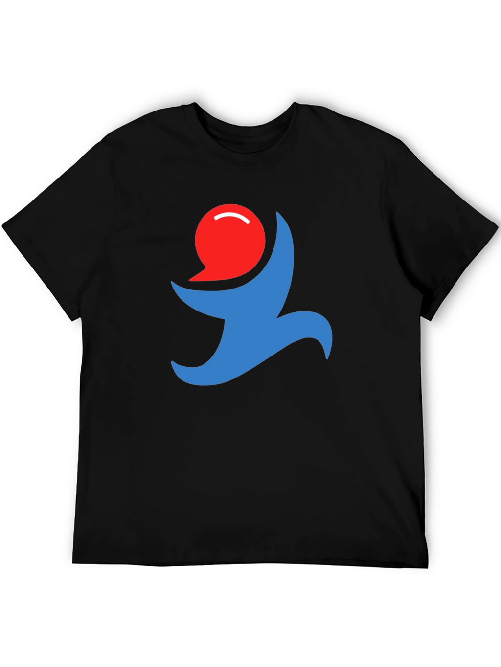 Abstract Logo Black T-Shirt