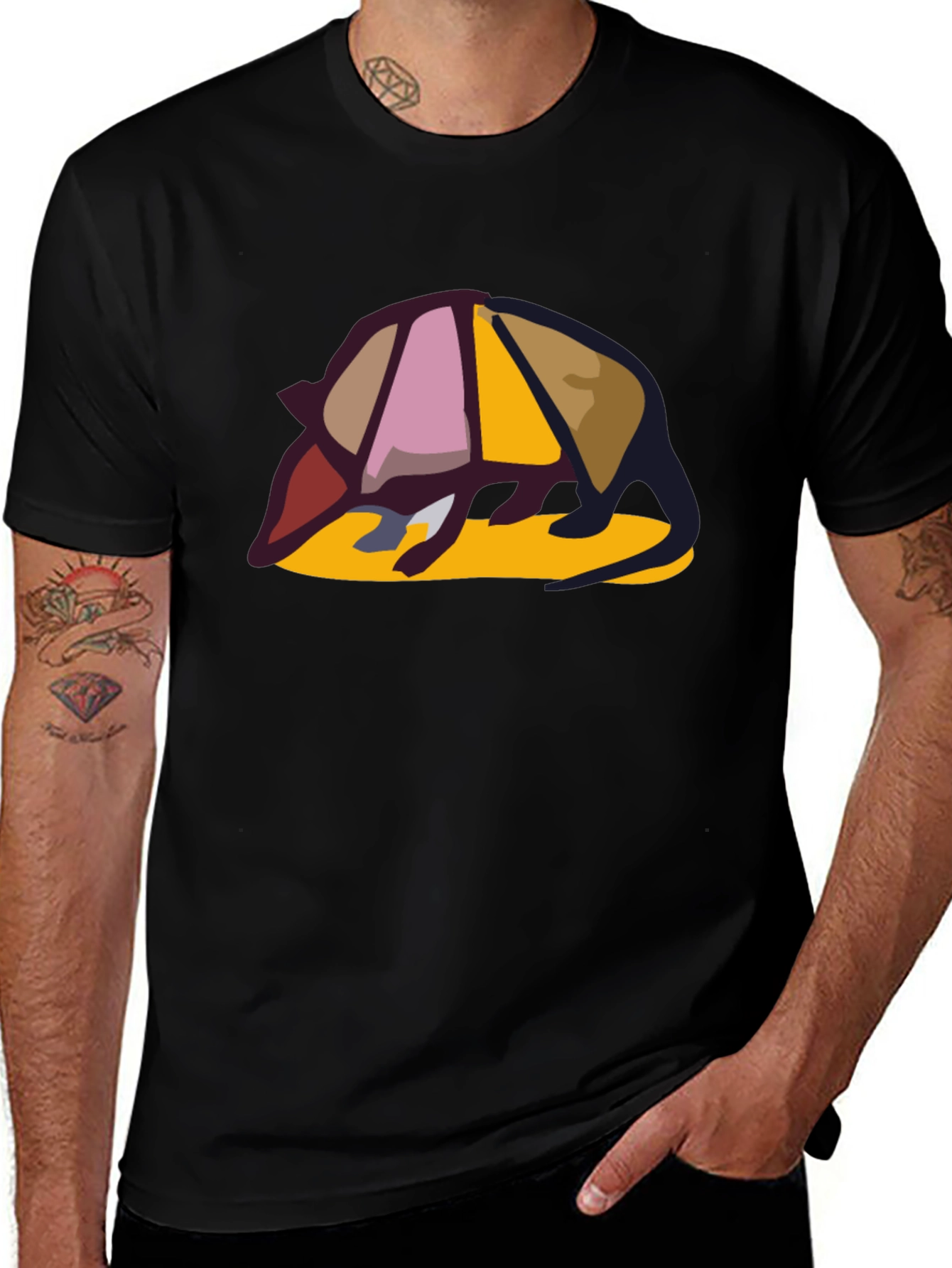 Armadillo Graphic Tee - Unique Design Casual Style
