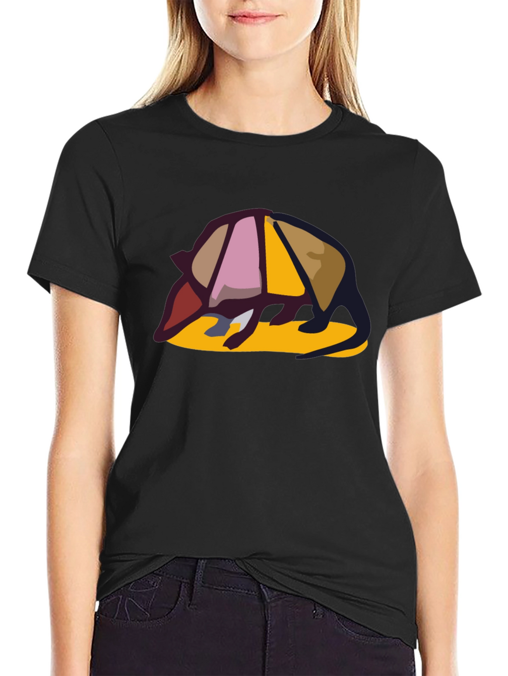 Armadillo Graphic Tee - Unique Design Casual Style