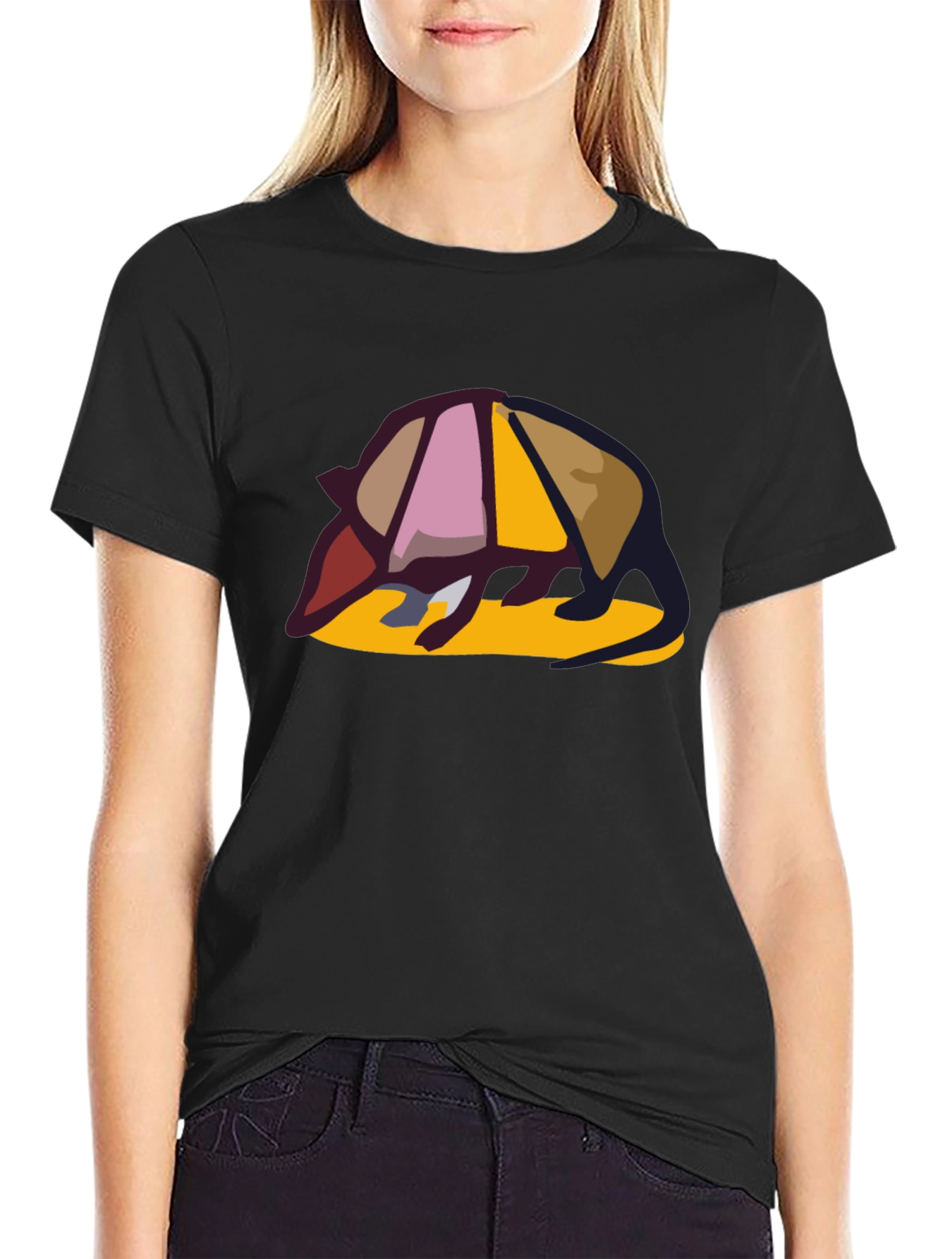 Armadillo Graphic Tee - Unique Design Casual Style
