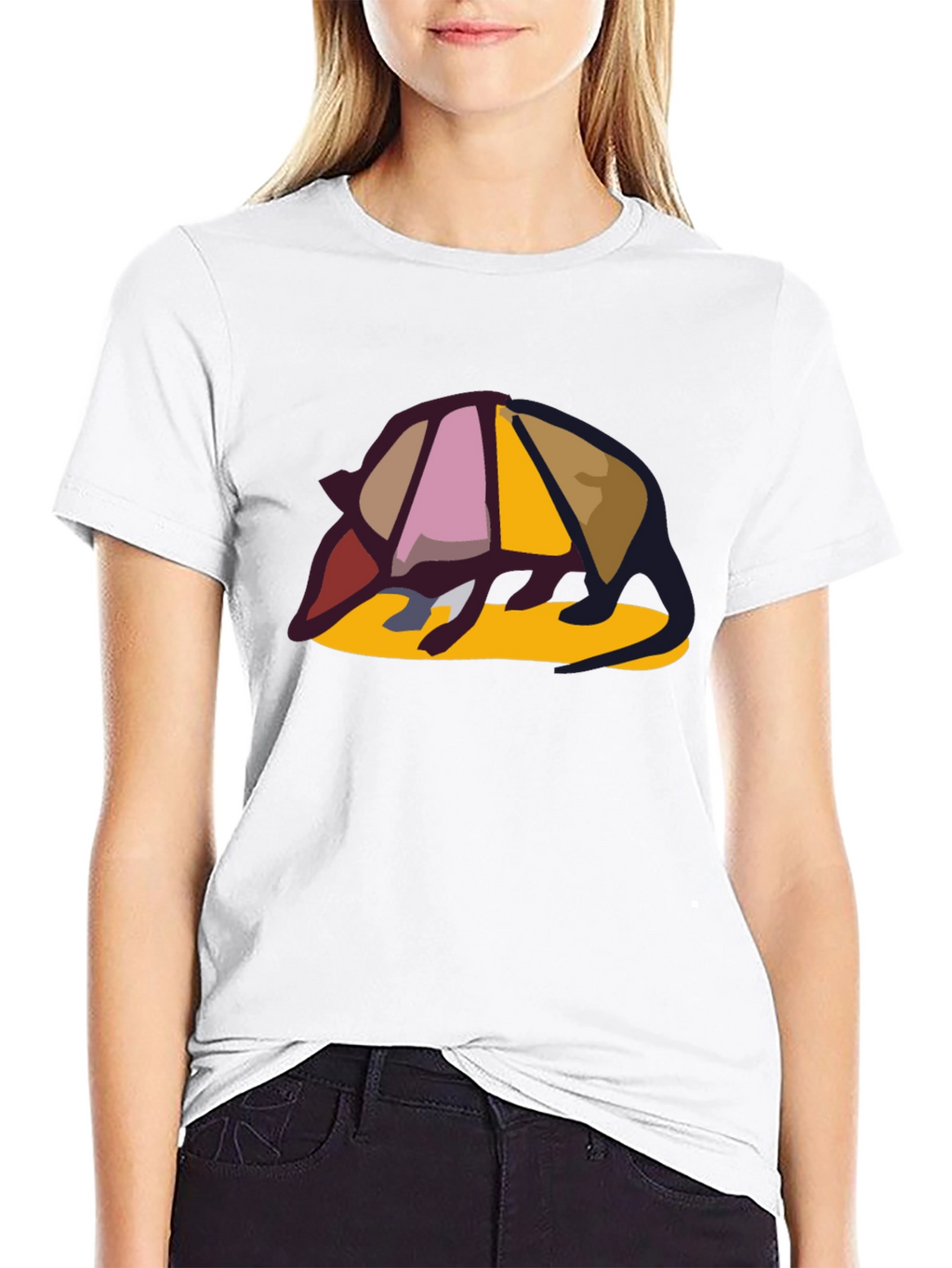 Armadillo Graphic Tee - Unique Design Casual Style