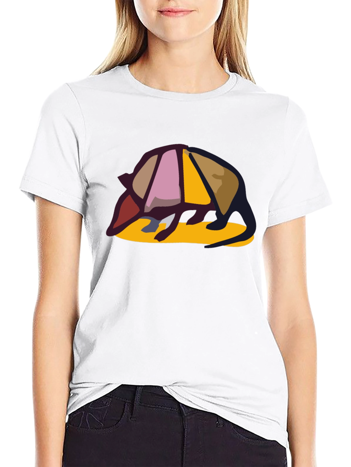 Armadillo Graphic Tee - Unique Design Casual Style