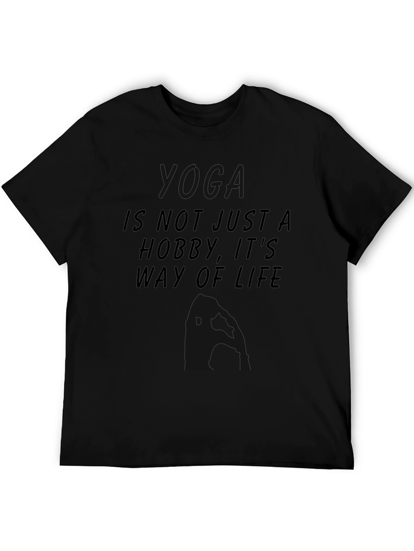 Hobby Is Life Mens Black T-Shirt