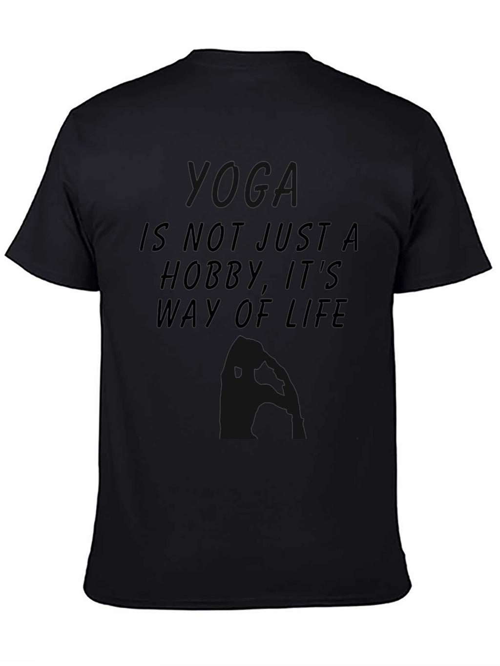 Hobby Is Life Mens Black T-Shirt