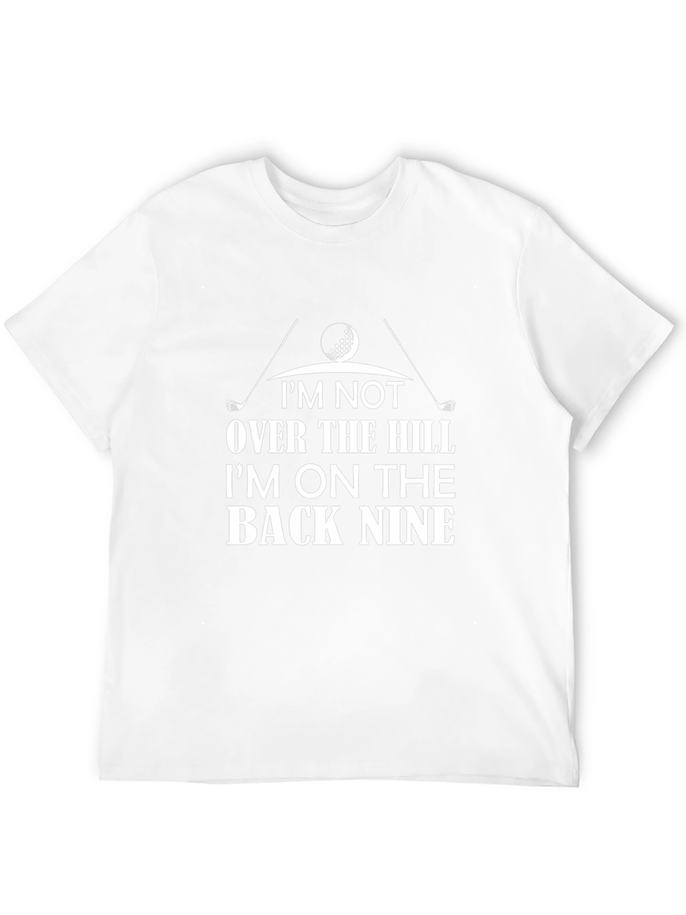 Funny Golf T-Shirt - Im On The Back Nine