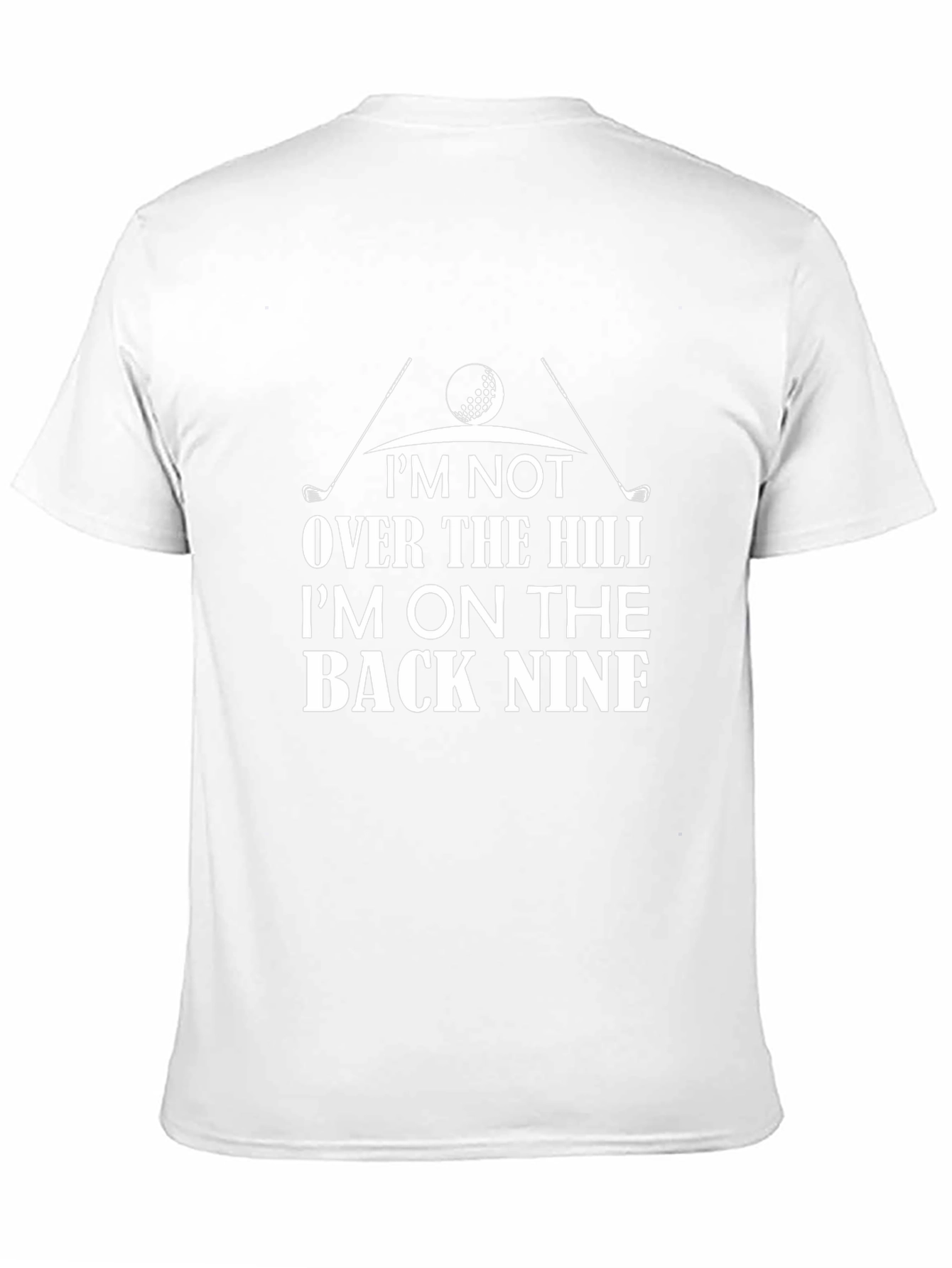 Funny Golf T-Shirt - Im On The Back Nine