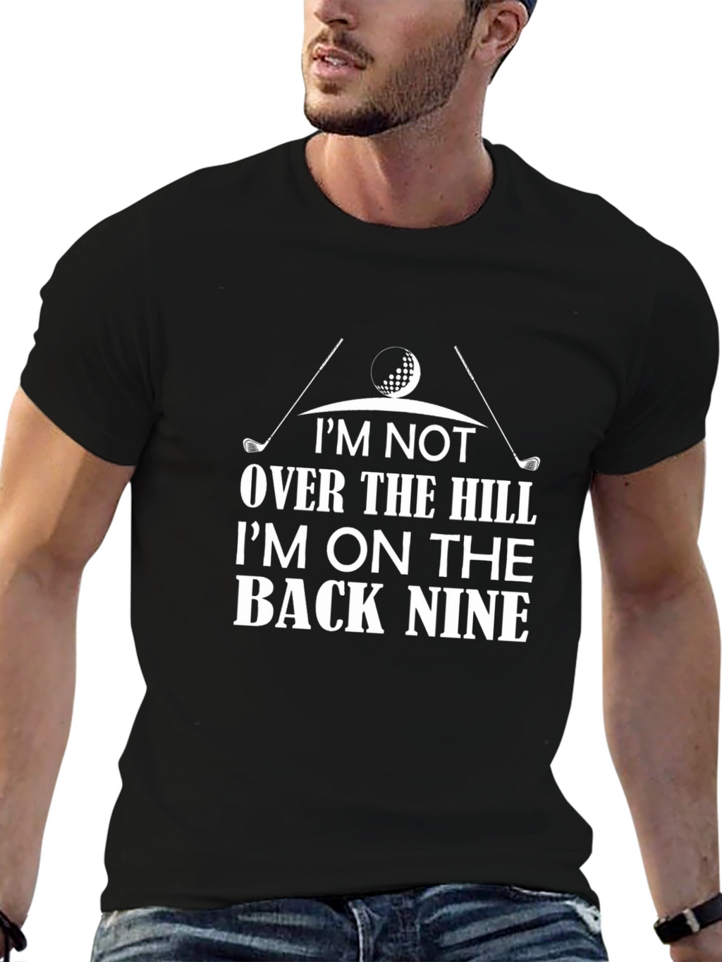 Funny Golf T-Shirt - Im On The Back Nine