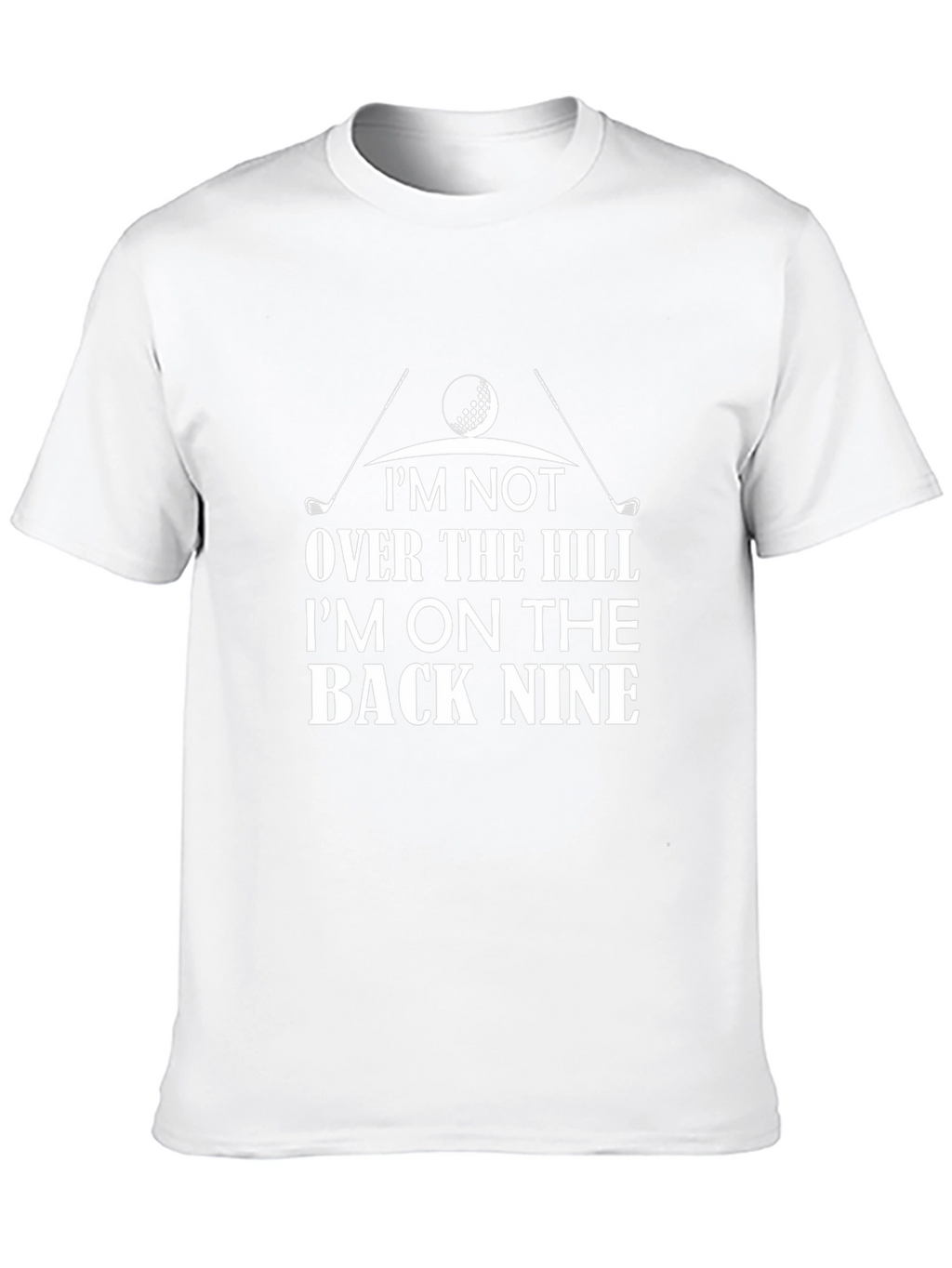 Funny Golf T-Shirt - Im On The Back Nine