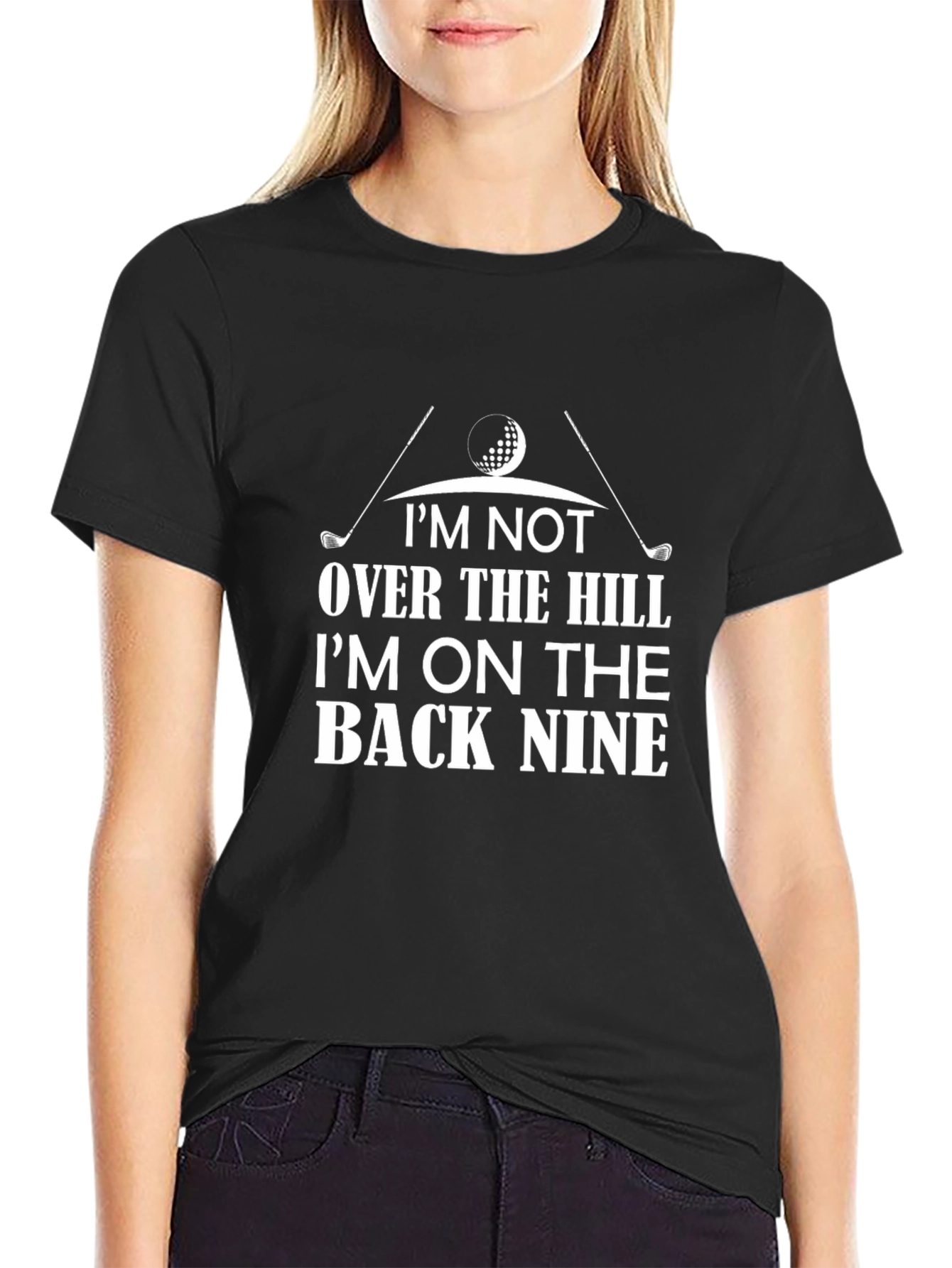 Funny Golf T-Shirt - Im On The Back Nine
