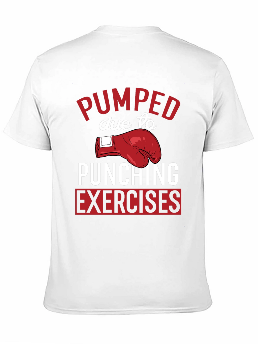 Pumped Punching Exercises Graphic Tee - Black