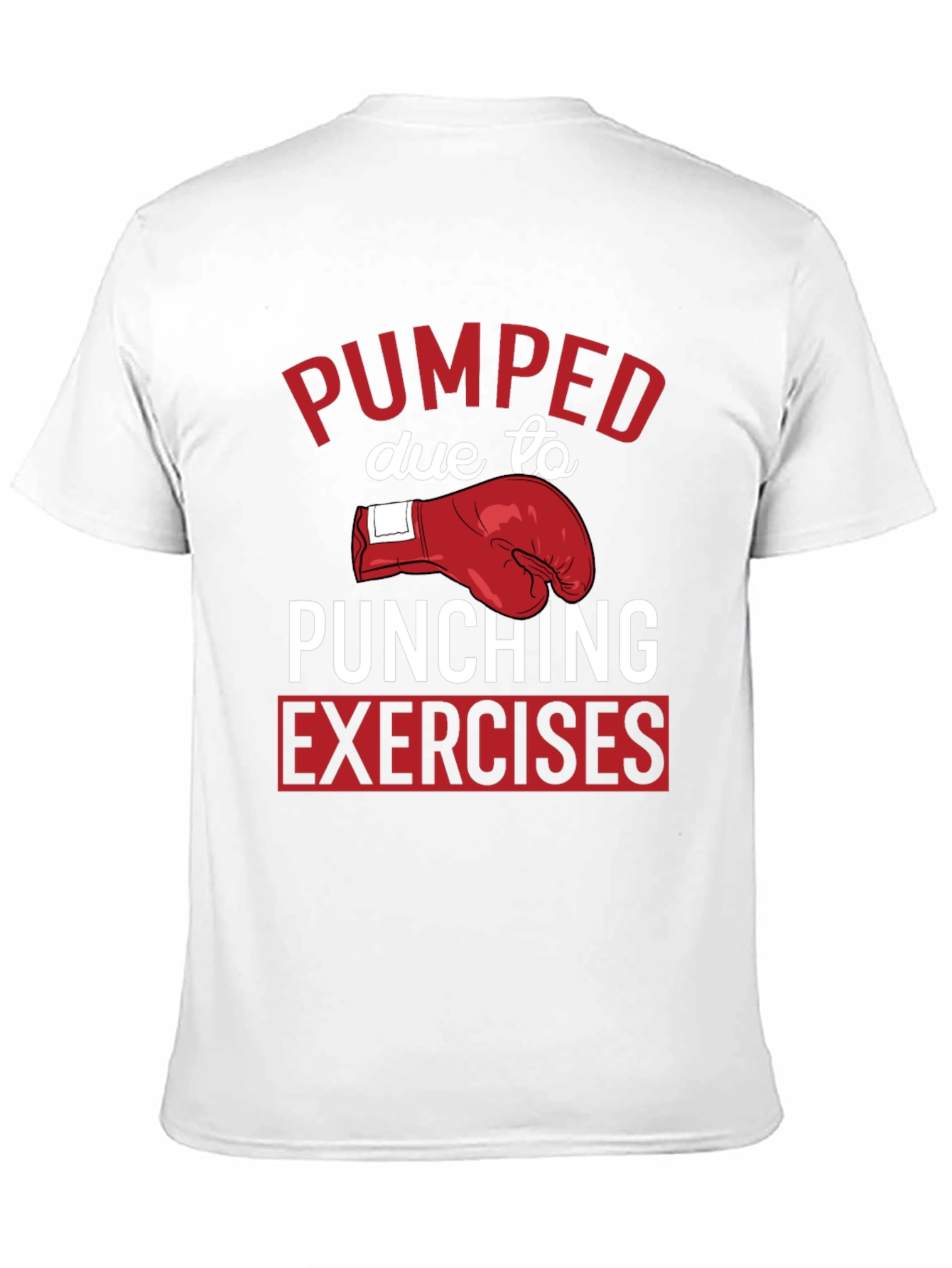 Pumped Punching Exercises Graphic Tee - Black