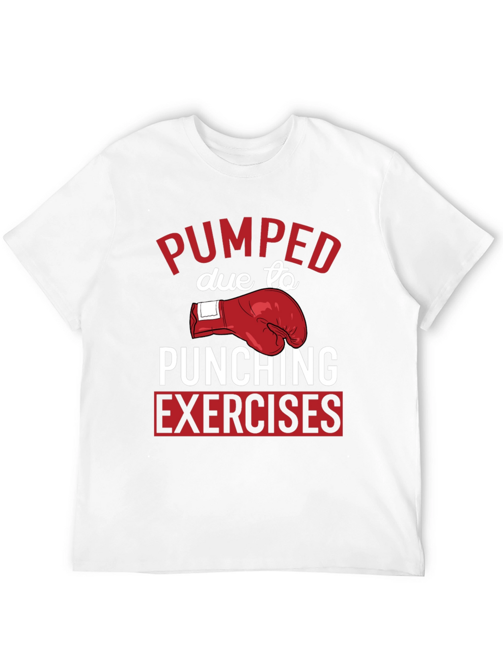 Pumped Punching Exercises Graphic Tee - Black
