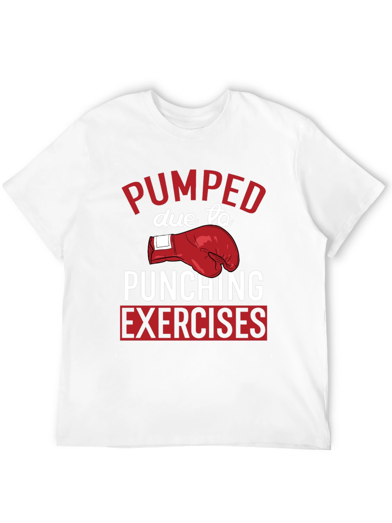 Pumped Punching Exercises Graphic Tee - Black