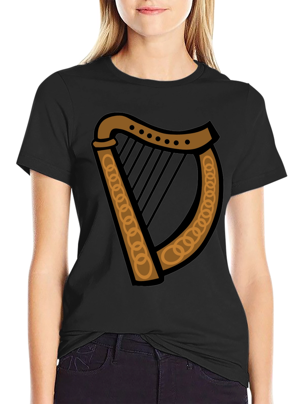 Irish Harp Graphic Tee - St. Patricks Day