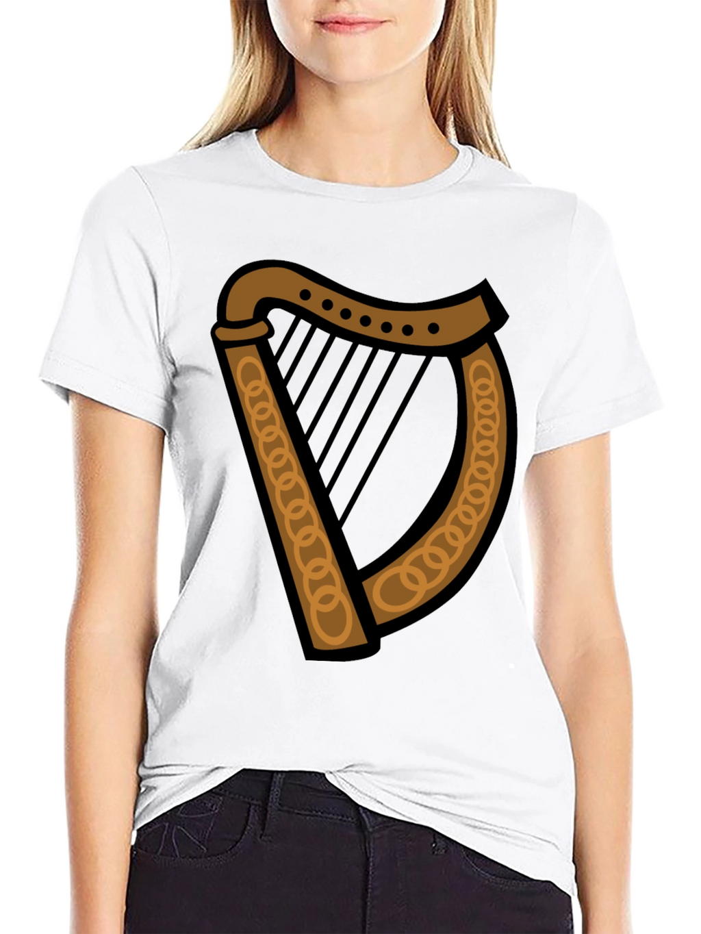 Irish Harp Graphic Tee - St. Patricks Day