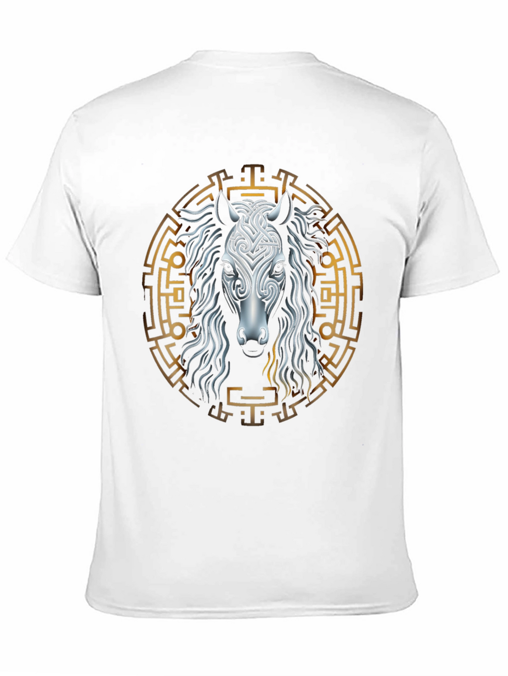 Celtic Horse Graphic Tee - Black