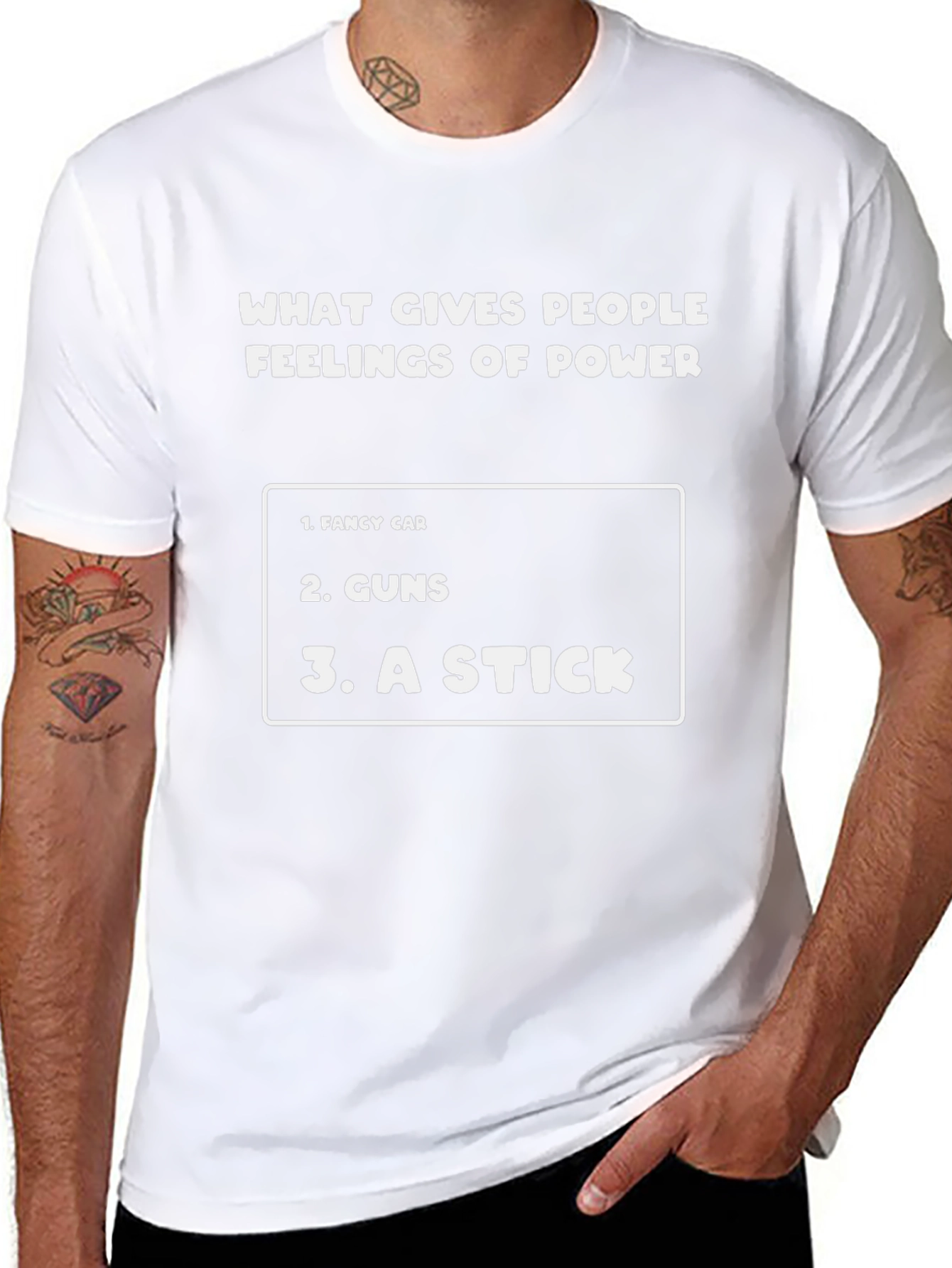 Funny Feelings of Power Graphic T-Shirt