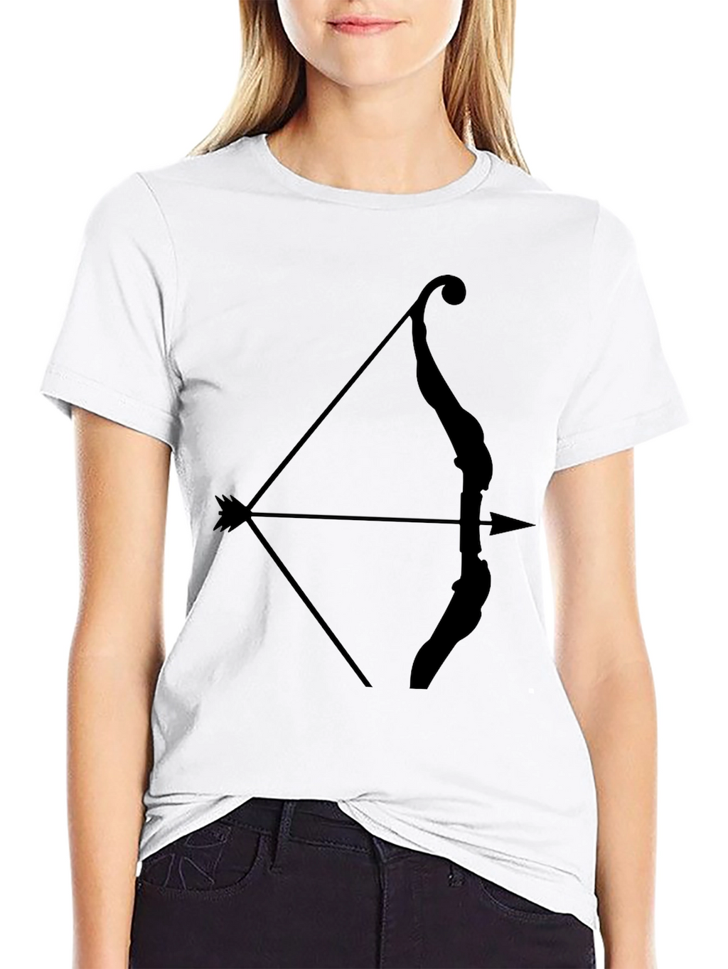 Archer Bow Graphic Tee - Mens Black T-Shirt