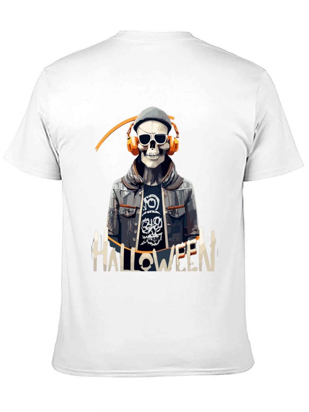 Skull Halloween DJ Graphic Tee