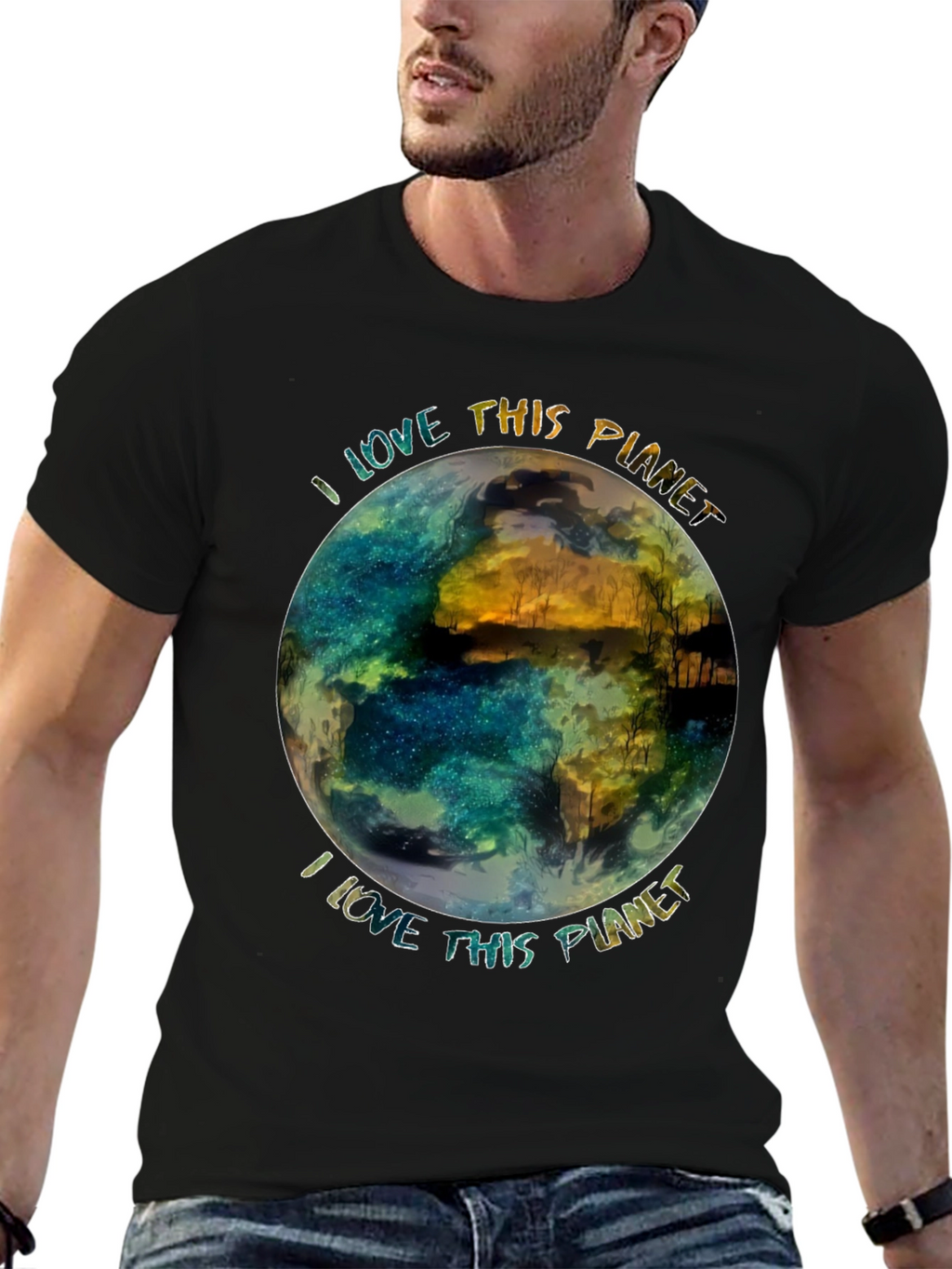 I Love This Planet Graphic T-Shirt
