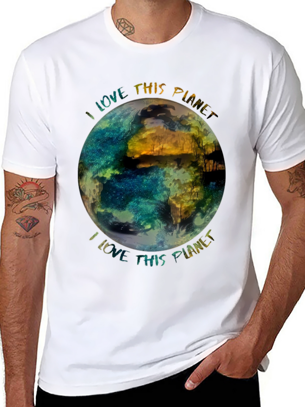 I Love This Planet Graphic T-Shirt