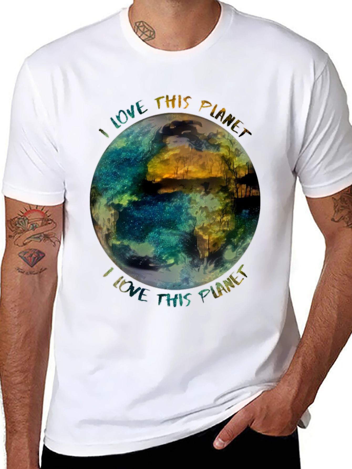 I Love This Planet Graphic T-Shirt