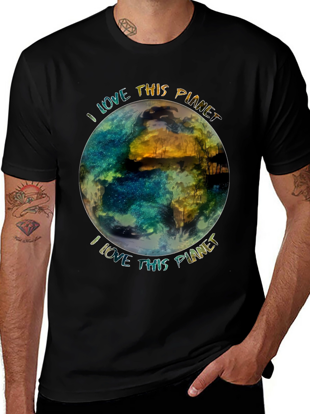 I Love This Planet Graphic T-Shirt