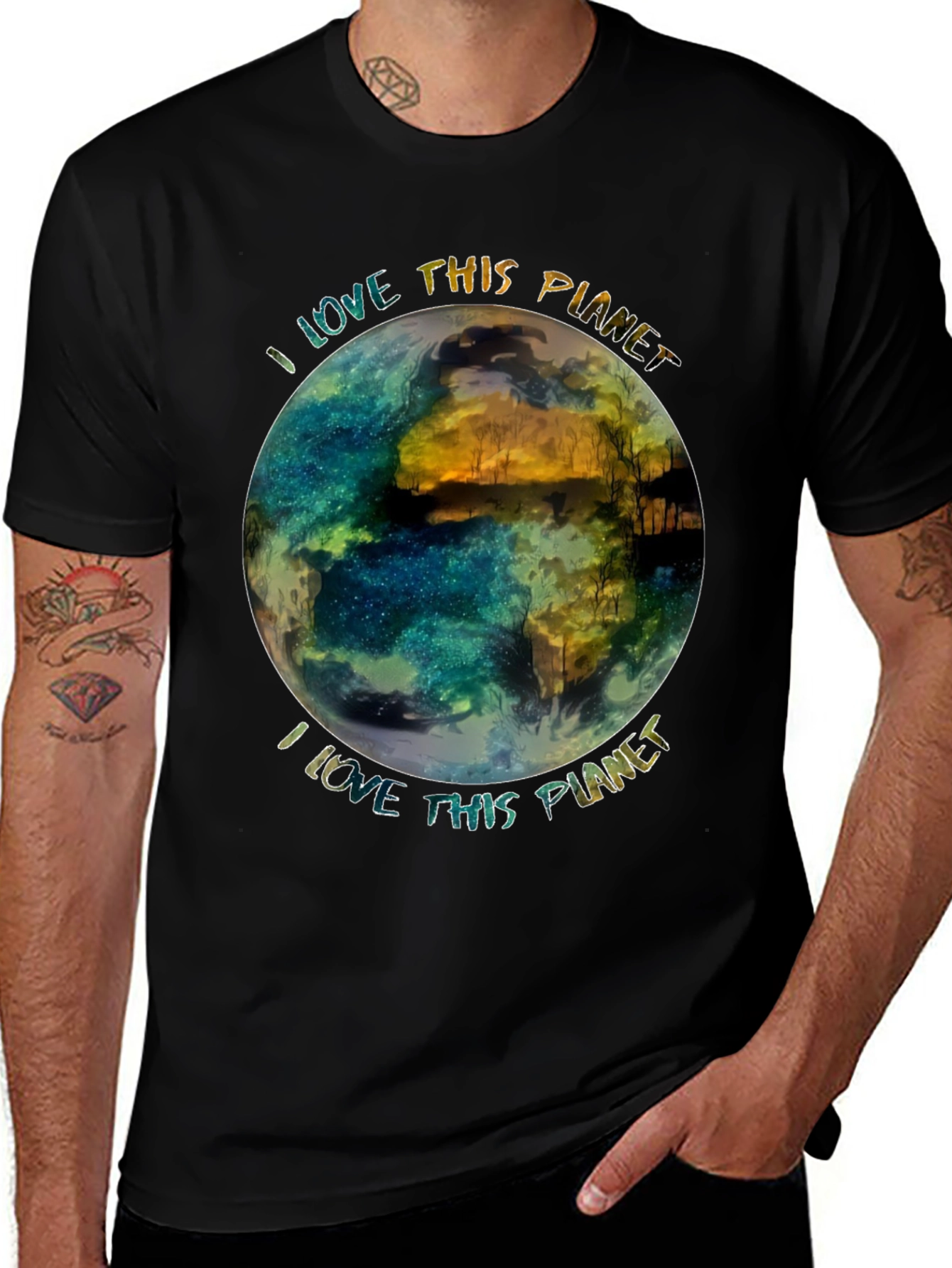 I Love This Planet Graphic T-Shirt