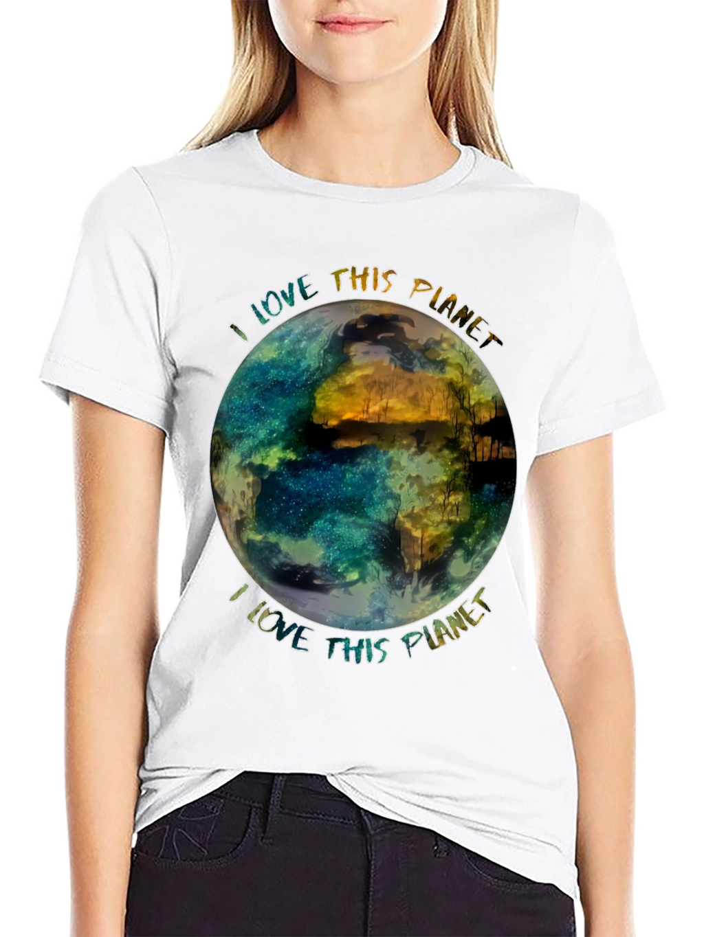 I Love This Planet Graphic T-Shirt