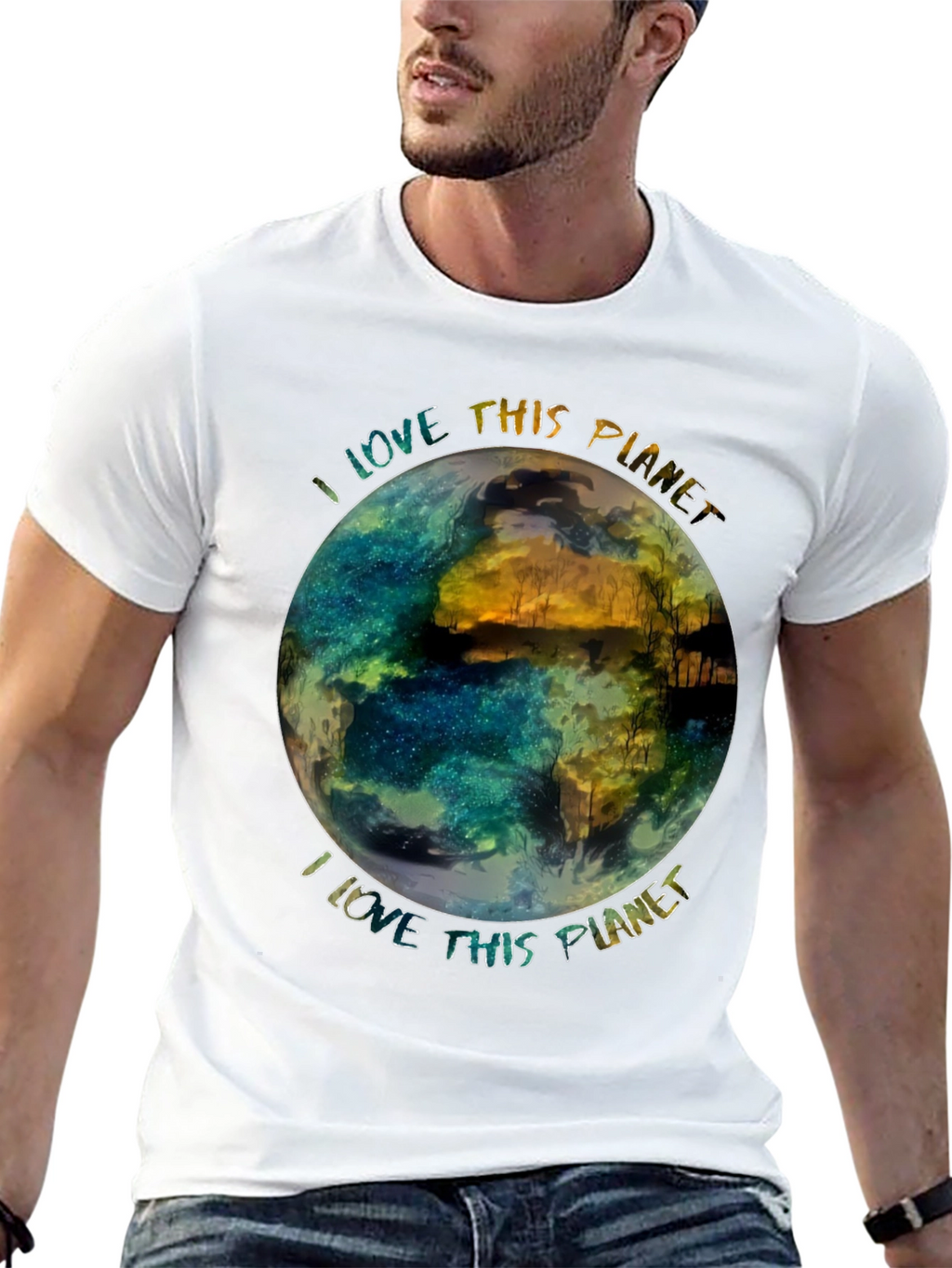 I Love This Planet Graphic T-Shirt