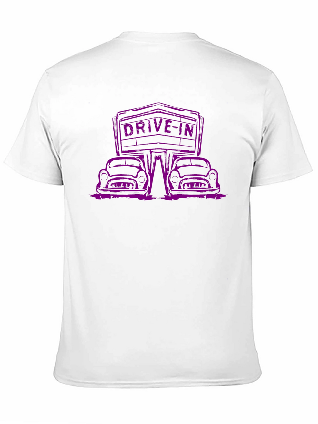 Drive-In Movie Black Graphic Tee