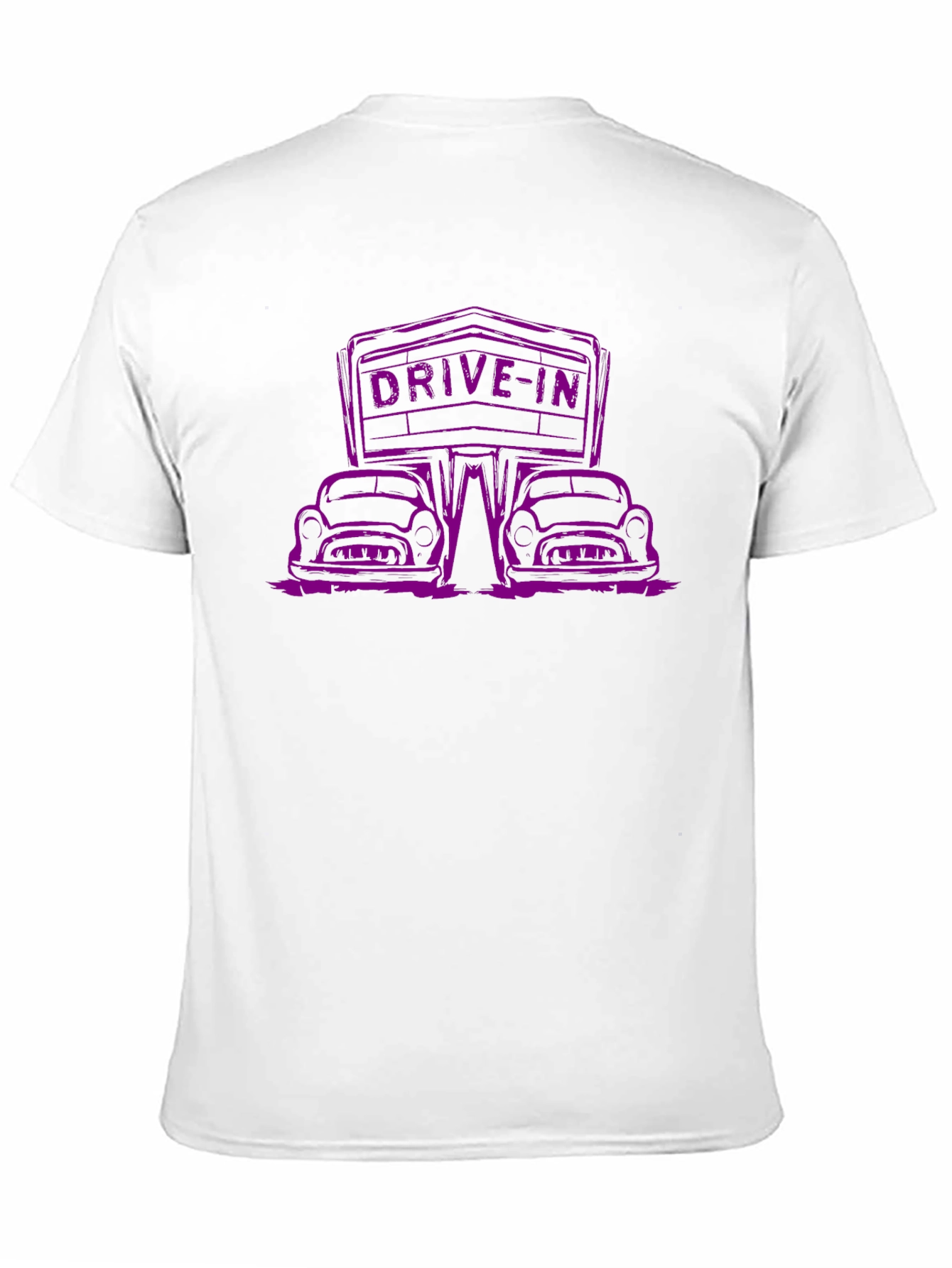 Drive-In Movie Black Graphic Tee