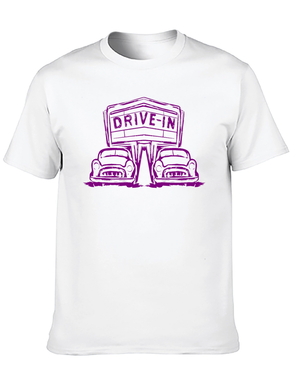 Drive-In Movie Black Graphic Tee