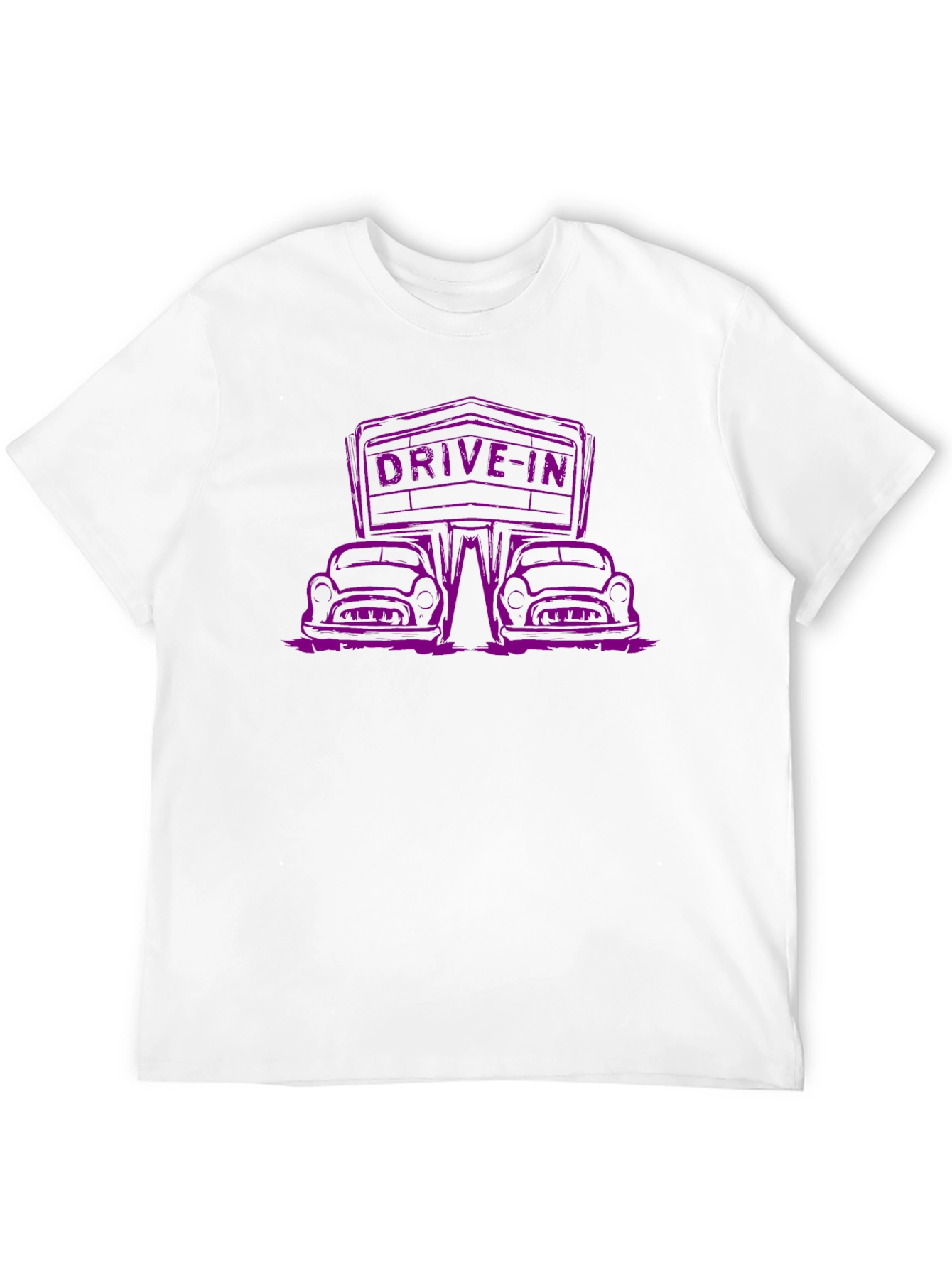 Drive-In Movie Black Graphic Tee