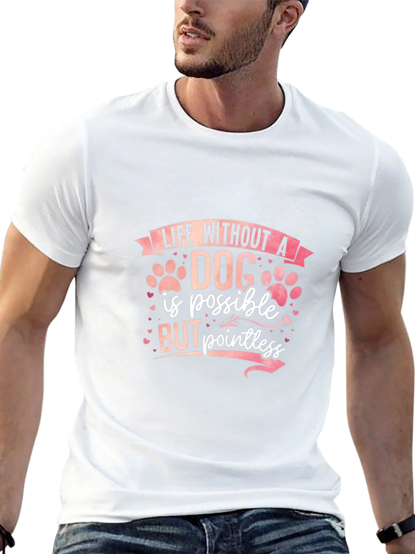 Dog Lover Tee: Life Without a Dog is Pointless